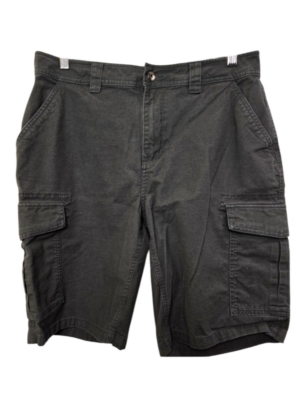 BC Clothing Co. Men’s Gray Hiking Cargo Shorts Size 34 Outdoor Casual Streetwear